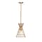 Z-Lite Alito 1 Light Mini Pendant, Rubbed Brass & Rubbed Brass 6015MP-RB - alternate 1